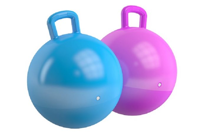 hopper balls with handles